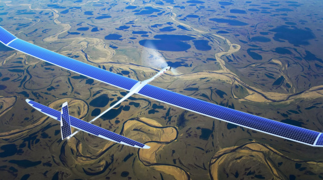 Google wants to use drones to deliver the Internet in difficult spots