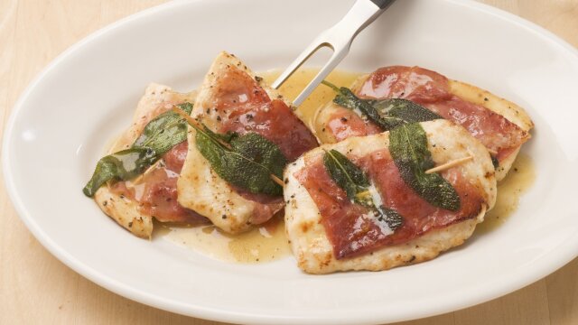 Drobiowe Saltimbocca